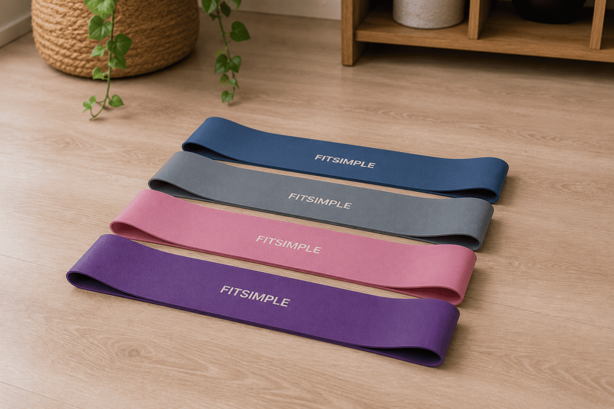 Bandas elásticas fitness para rutinas de ejercicios