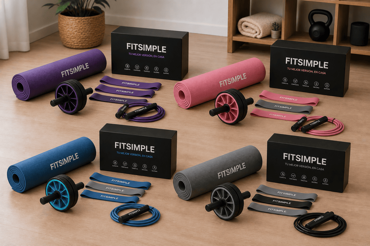 Kit FitSimple en casa (pack completo) para ejercitarte