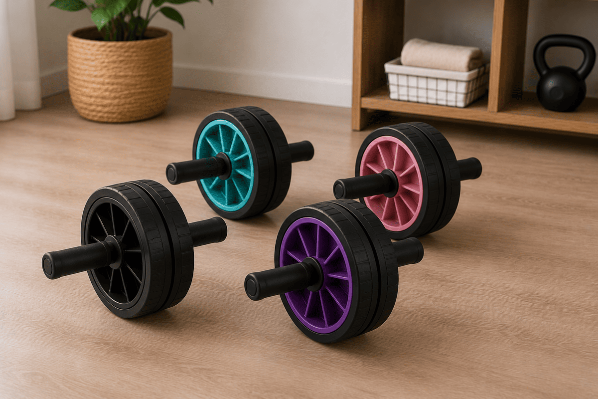 Rueda abdominal (ab wheel) para fitness